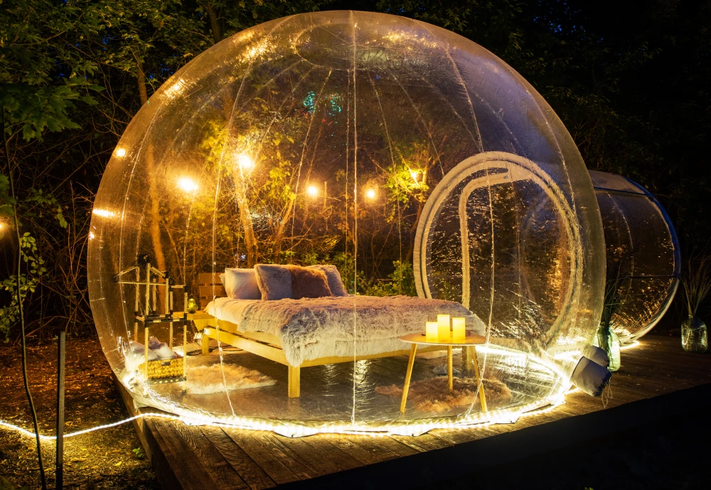 under the stars bubble tent