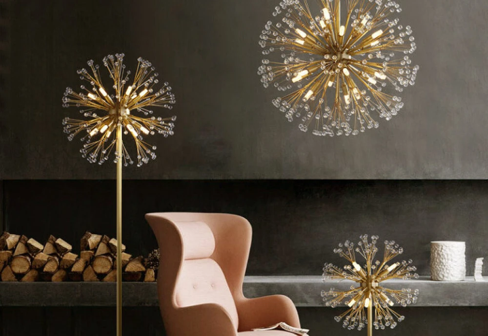 copper globe chandelier